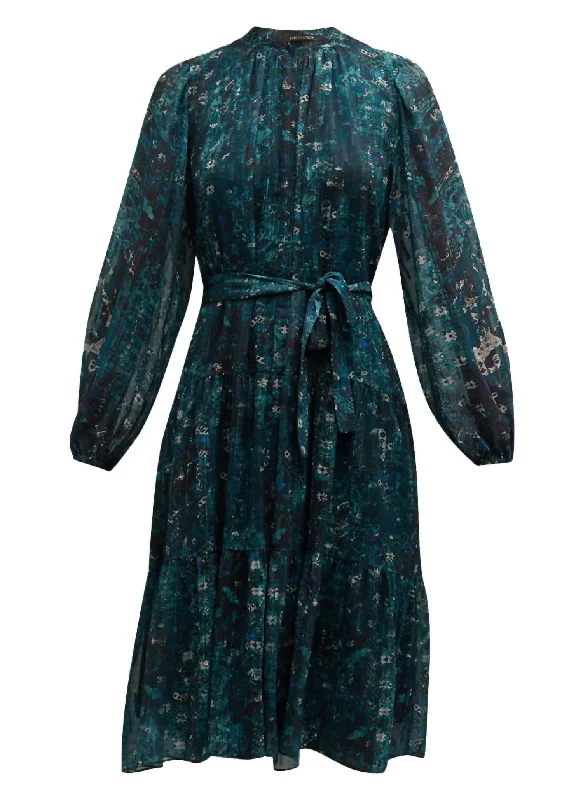 Timeless Women's Garments Lowry Dress In Sea Moss