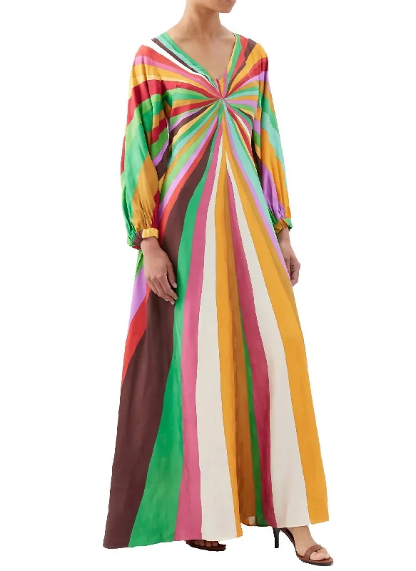 Women's Resort Garments Favoloso Dress In Rainbow