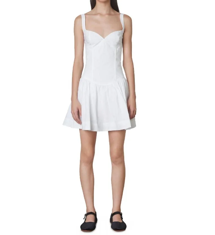 Casual Fashion for Women Napoli Dress In White