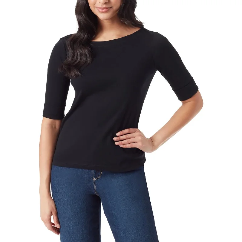 Big Sale Event Womens Boatneck Cuff Sleeve Pullover Top