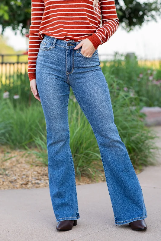 Sale On Sale Judy Blue Country Roots Flare Jeans