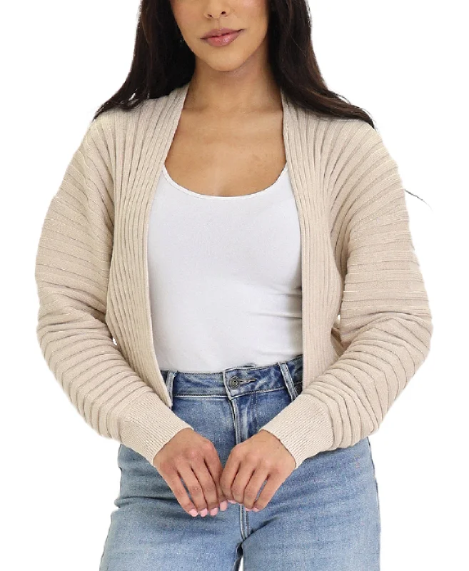 Fashion Women's Clothing Ribbed Cardigan