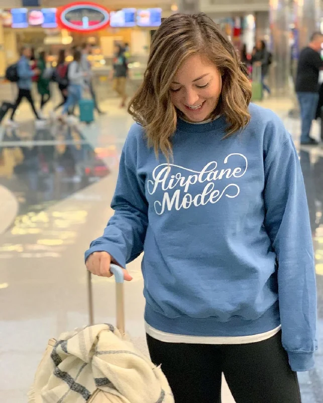 Women's Vacation Garments Airplane Mode Sweatshirt