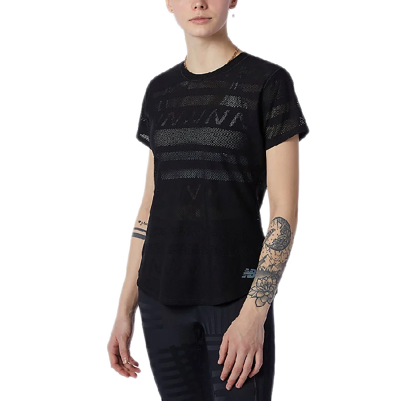 Vibrant Styles Women's Q Speed Jacquard Short Sleeve