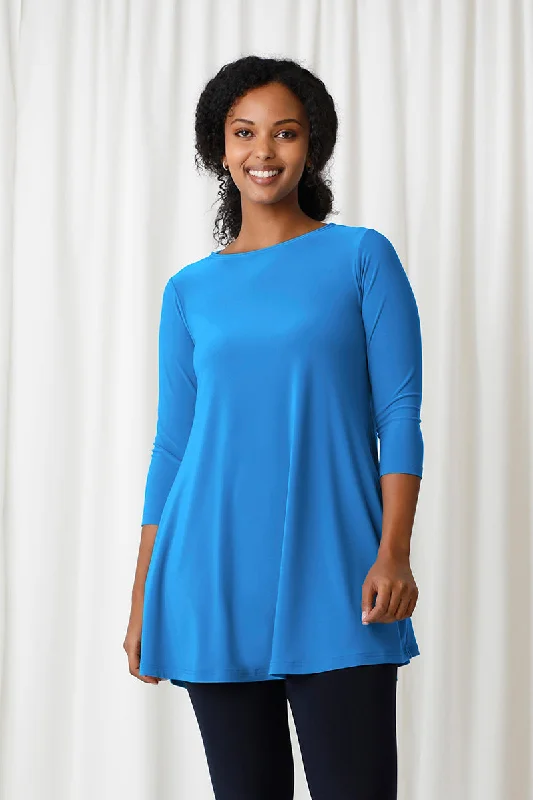 Comfy Women's Outfits for Daily Wear Trapeze Tunic | Ocean