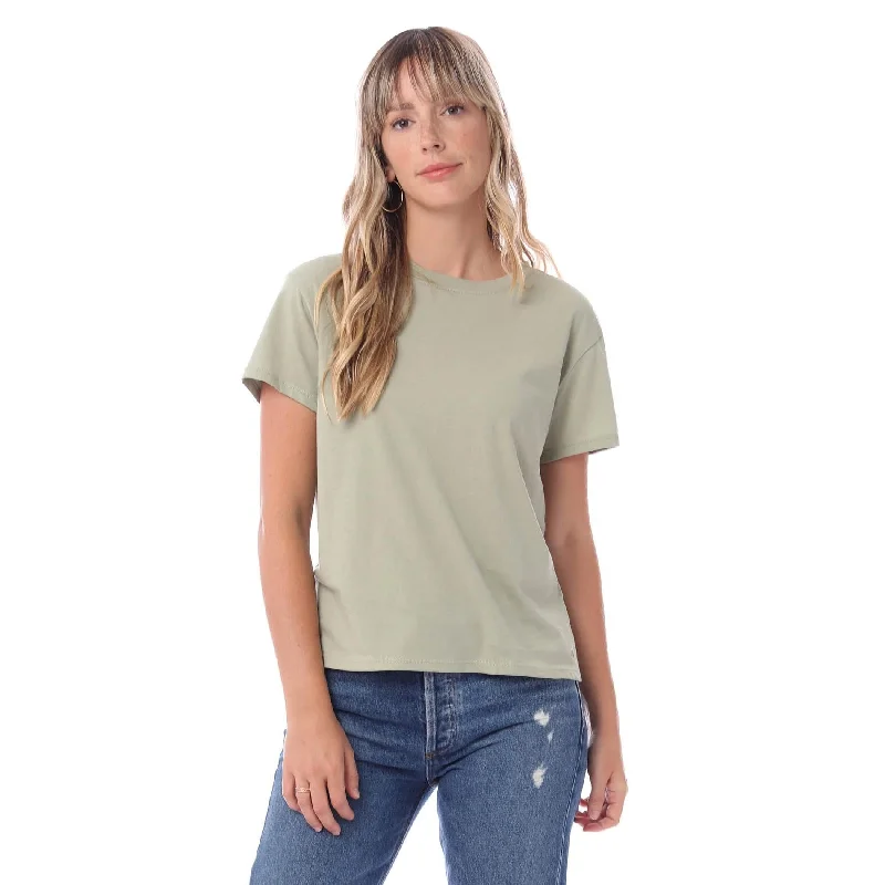 Everyday Wear Organic Modern Crew T-Shirt (Sage)