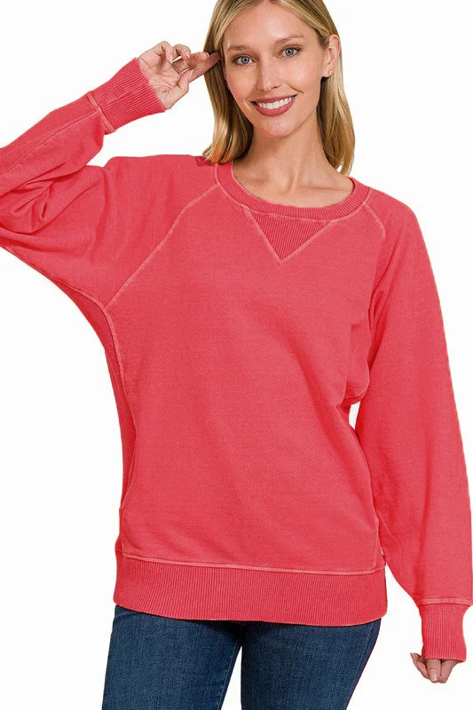 Fashion Essentials French Terry Pocket Sweatshirts - 2 Colors!