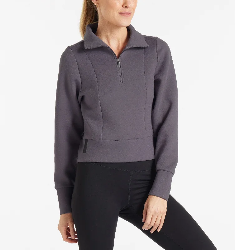 Women's Stylish Casual Garments LuxBreak Half-Zip Pullover