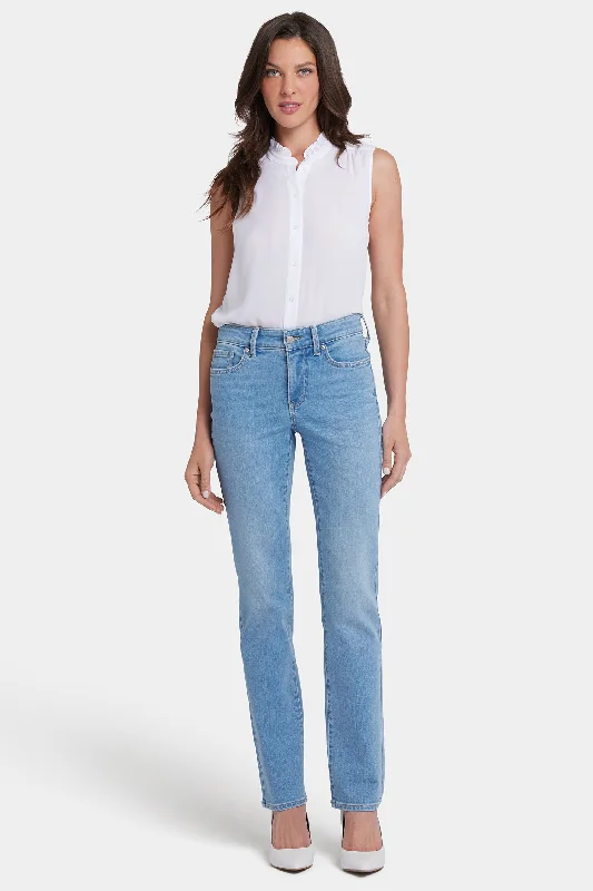 Trendy Online Boutiques Marilyn Straight Jeans In Petite - Salamanca Sun