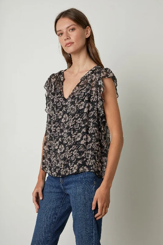 Elegant Women's Attire DEMI PRINTED BLOUSE