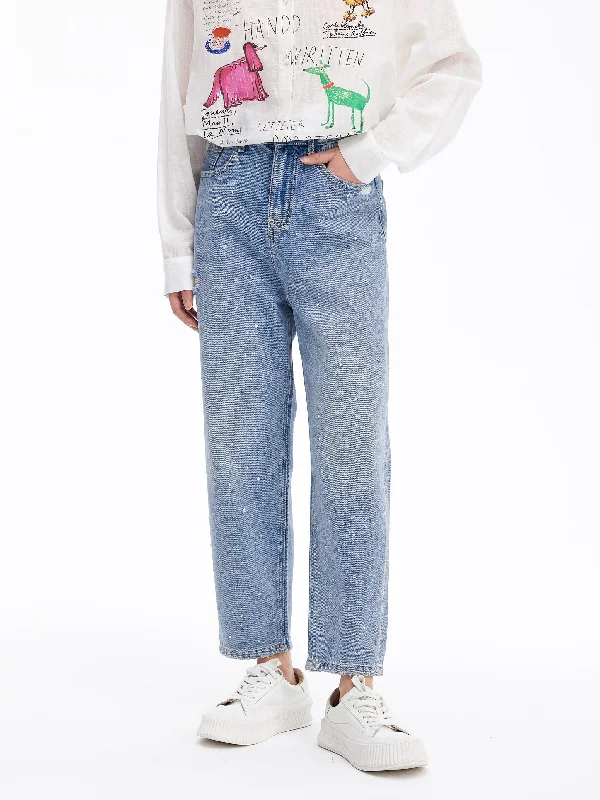 Flash Sale Or Flash Sales Glitter Boyfriend Denim