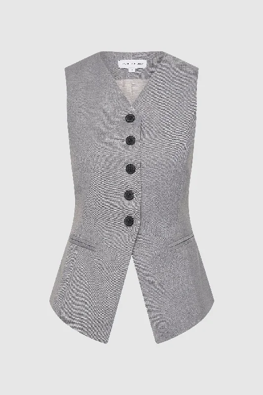 Women's Outfit For The Office The Grey Marle Vest Top