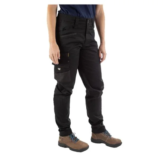 Affordable Women's Garments CAT Women's Elite Operator Stretch Twill Cargo Work Pant