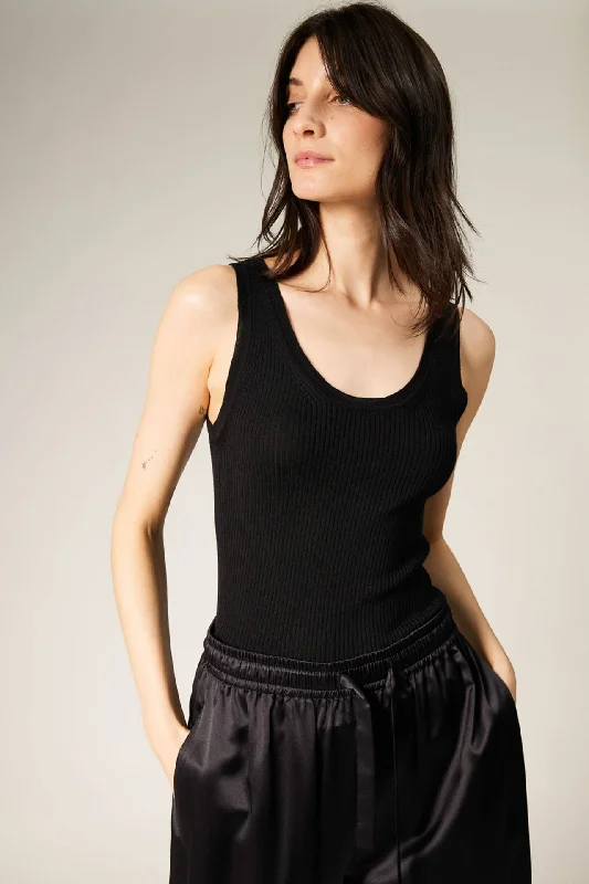 Elegant Clothing Evelyn Silk Cashmere Tank Top