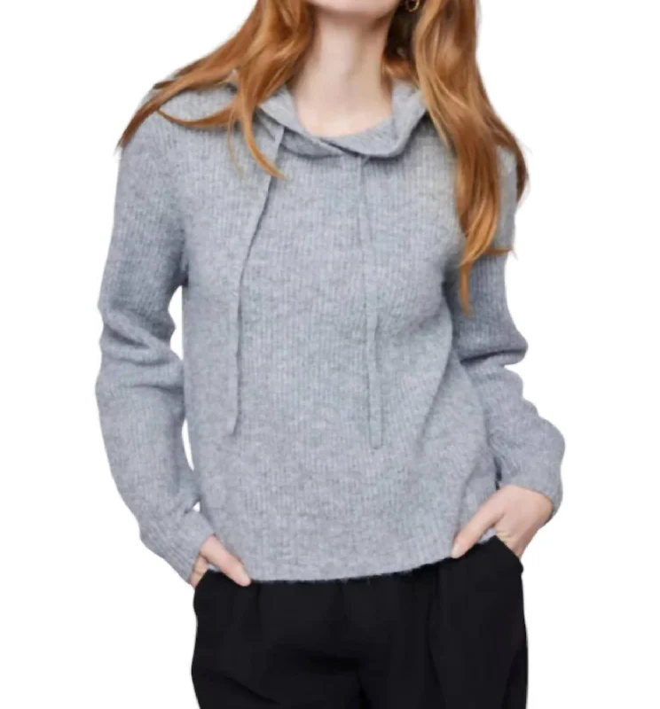 Women's Formal Clothes Alanis Pullover Hoodie In Heather Graphite