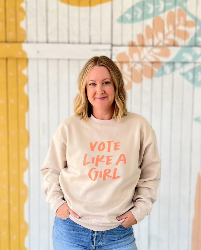 Women's Clothes And Garments Vote Like a Girl Sweatshirt