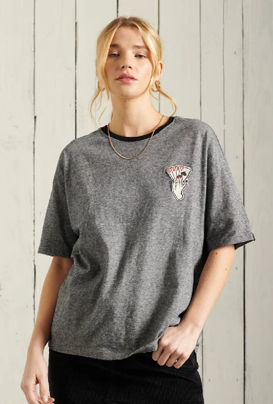 Minimalist Style SUPERDRY MILITARY CARD BOXY TSHIRT