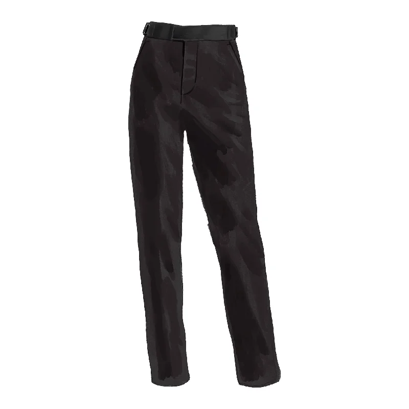 Casual Style for Busy Women Velvet Tuxedo Trousers