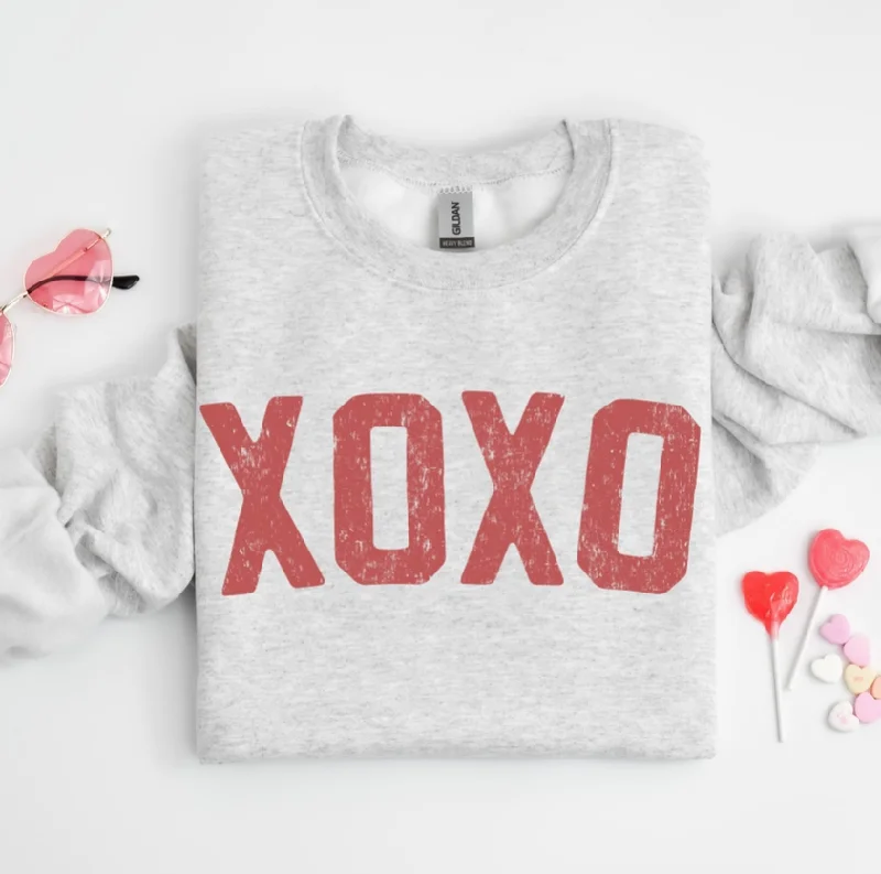 Sophisticated Fashion XOXO Heather Gray Sweatshirt