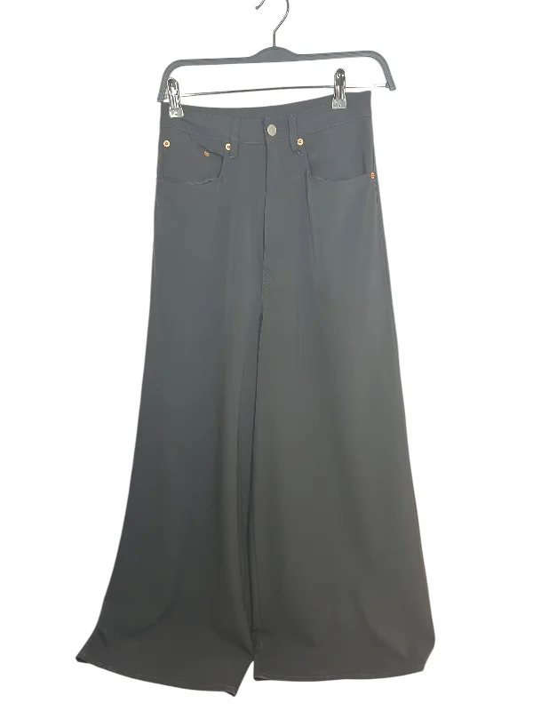 Comfortable Casual Women's Clothing MM6/Wide Leg Pants/38/Polyester/BLK/WIDE LEG