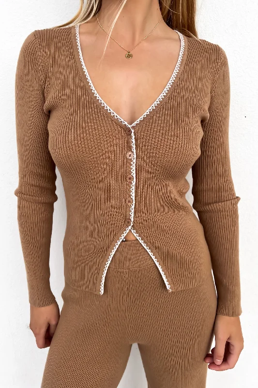 Women's Formal Wear Cody Knit Top Taupe