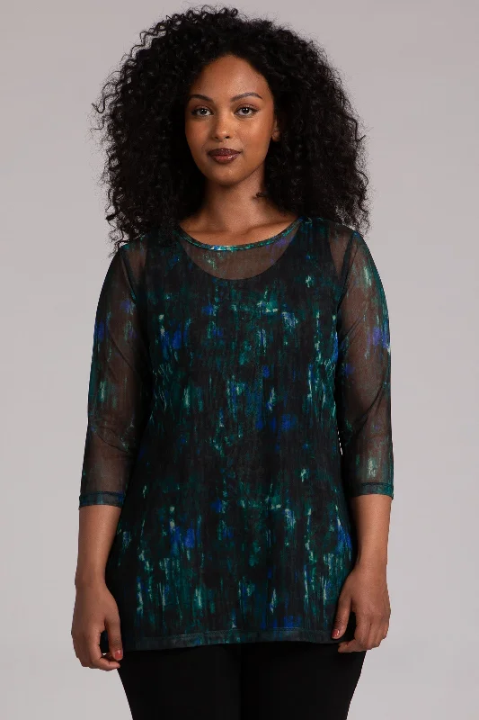 Flash Sale Online Mesh Nu Ideal Tunic | Camo Forest