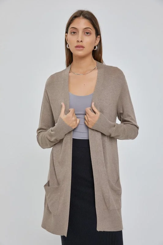 Women's Outerwear Apparel FINAL SALE - Kara Classic Pocket Cardigans - 5 Colors!