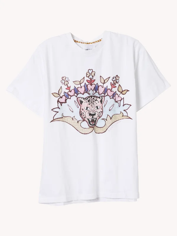 Women's Resort Garments Enchanted Leopard Dylan T-Shirt