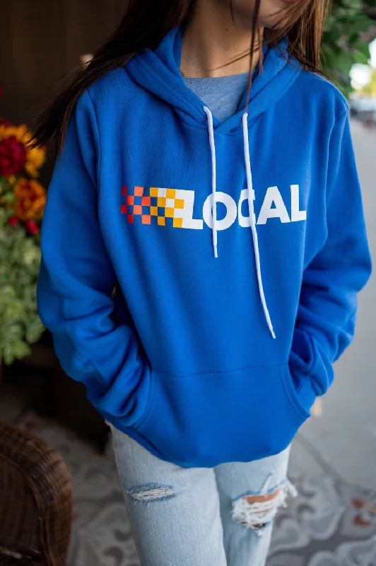 Women's Elegant Outfit Local Adult Hoodie In Blue