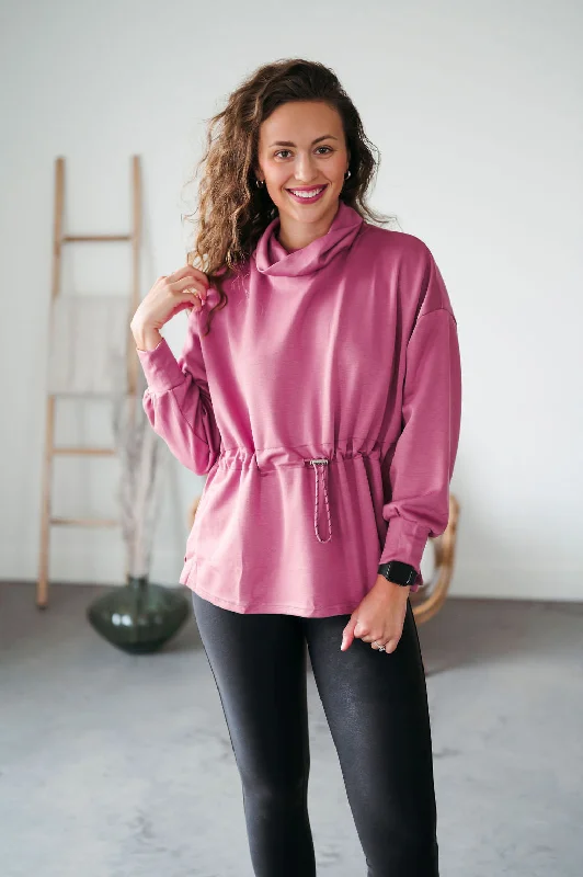 Stylish Savings Sophey Cinched Waist Sweatshirt