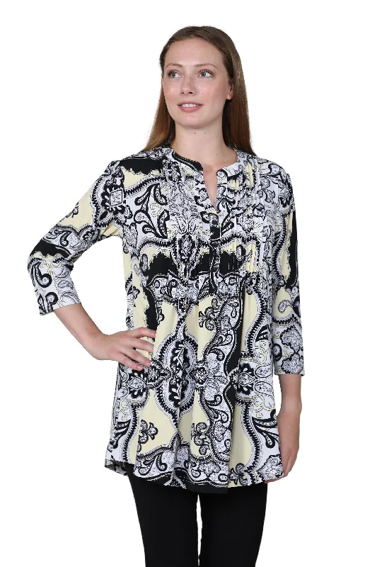 Clothing Sale La Cera Park Paisley Print Tunic