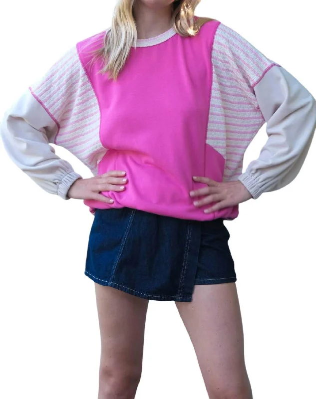 Trendy Fashion For Women Not That Complicated Pullover In Pink