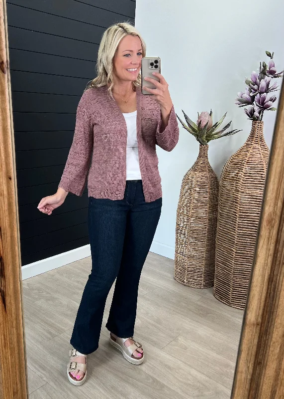 Stylish Women's Apparel Autumn Breeze Pointelle Cardigans - 2 colors! - FINAL SALE