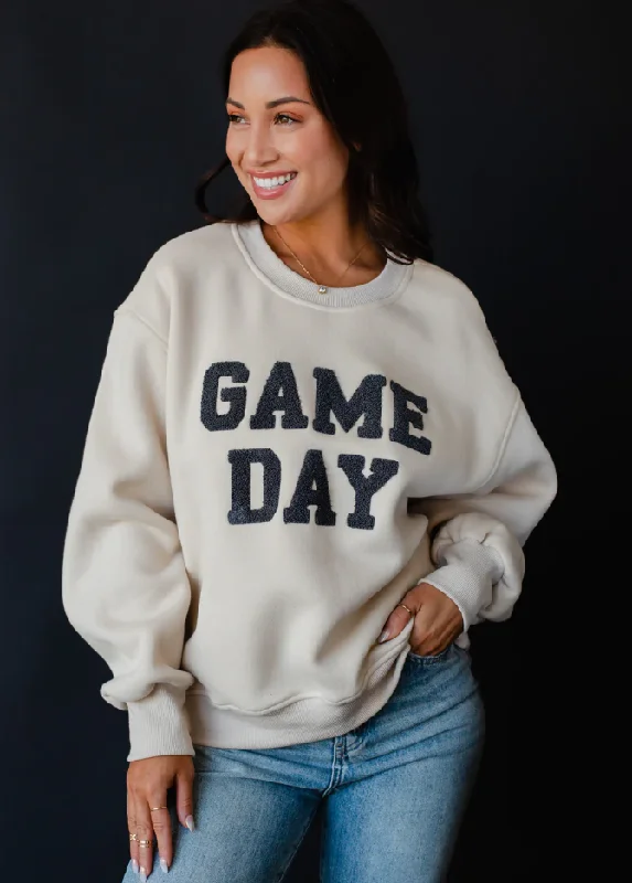 City Fashion Tan Game Day Sweatshirt