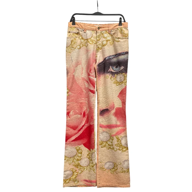 Casual Chic for Women roberto cavalli/Straight Pants/S/All Over Print/Cotton/MLT/Elizabeth Taylor Pants