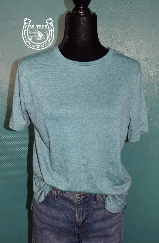 Women's Travel Apparel The Pefect Teal Basic Top