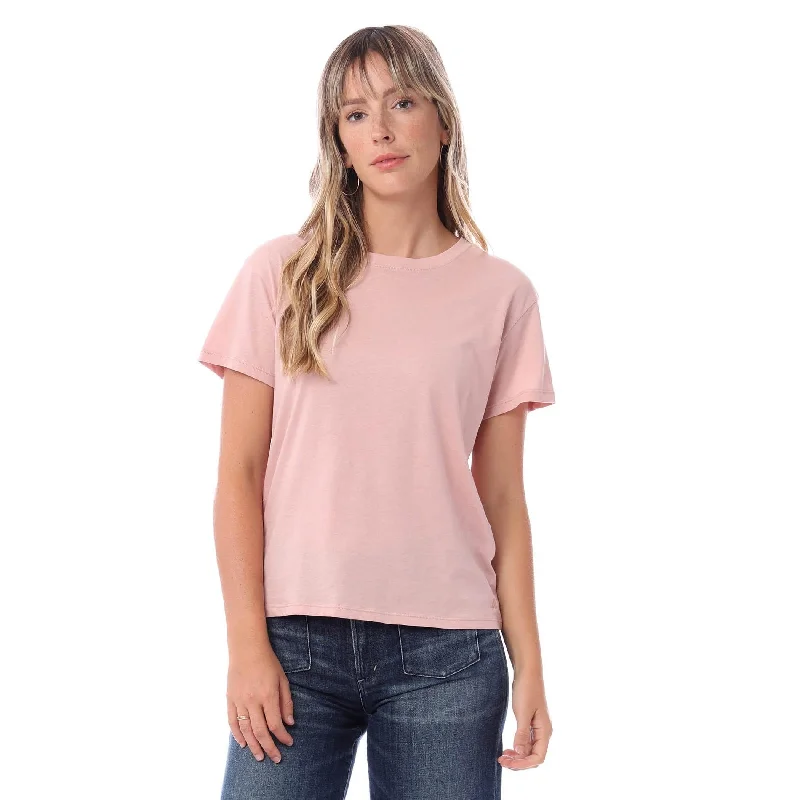 Relaxed Style Organic Modern Crew T-Shirt (Rose Quartz)