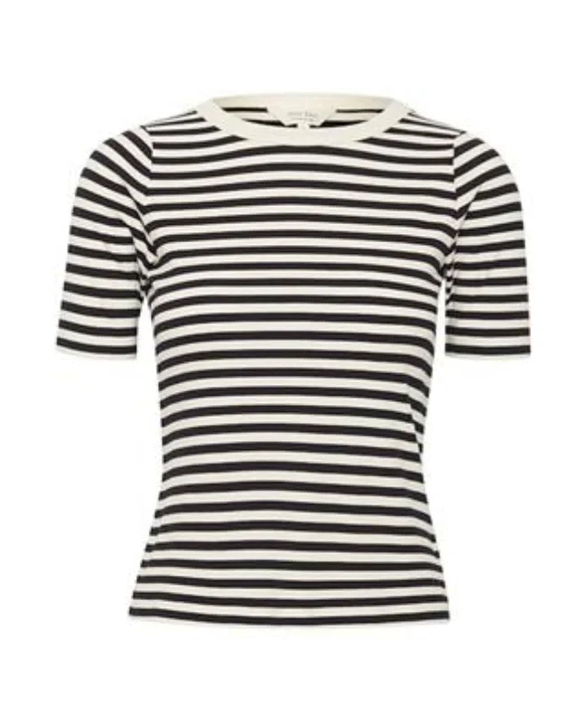 Timeless Women's Garments Part Two Eamaja T-Shirt BLACK STRIPE