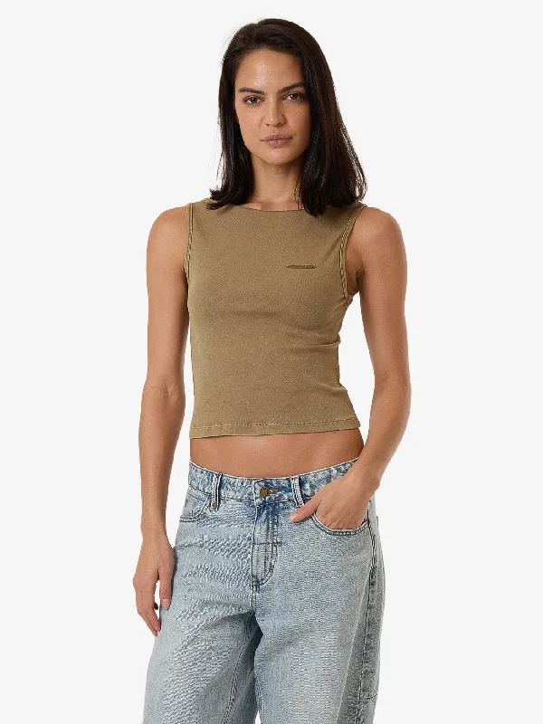 Women's Outerwear Apparel Defect Sabrina Tank - Breen