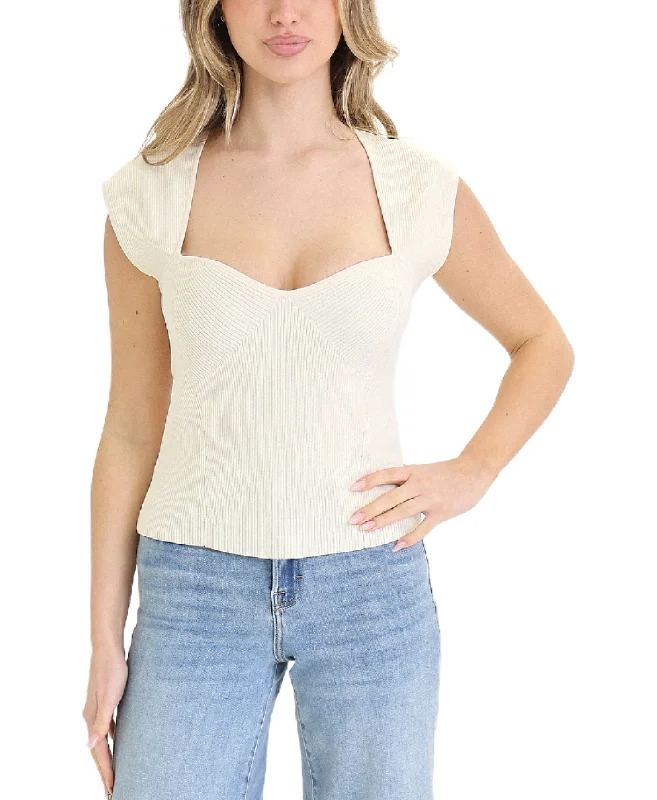 Comfortable Loungewear for Women Ribbed Knit Top