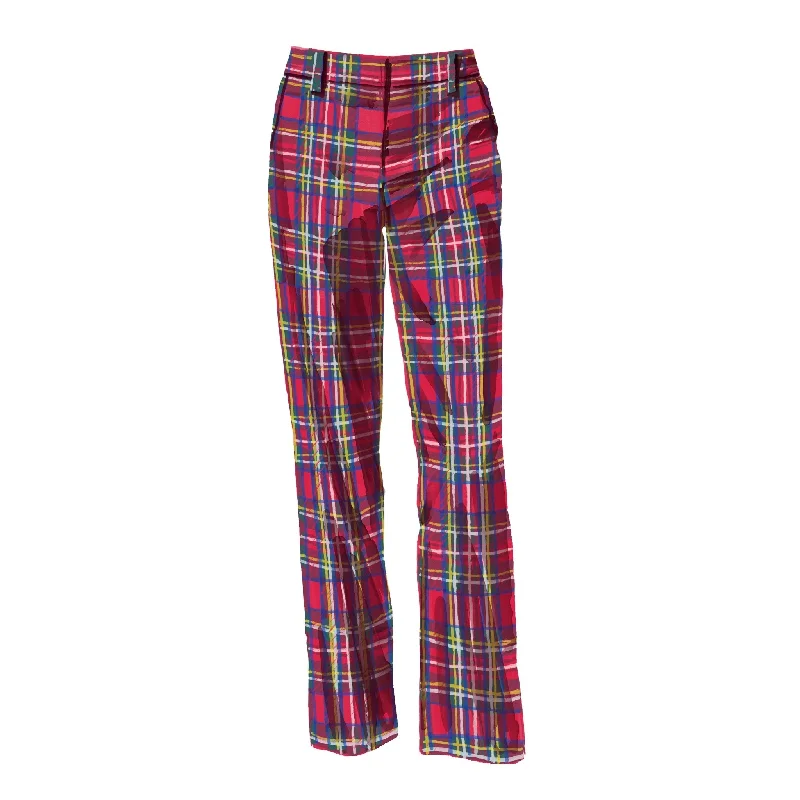 Chic Casual Wardrobe Essentials British Tartan Trouser