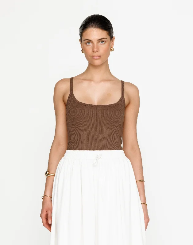 High End Fashion Malina Cami Top (Oak)