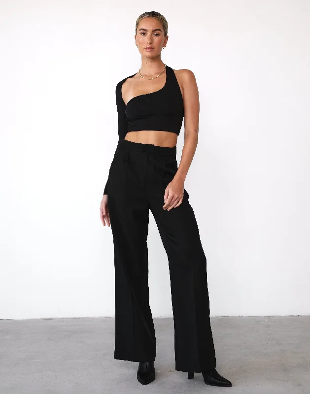 Holiday Gift Guide Sale Ryleigh Crop Top (Black)