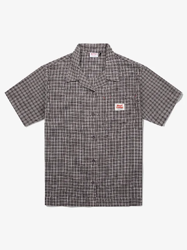 Must-Have Styles HYC Short Sleeve Check Shirt - Grey Ridge