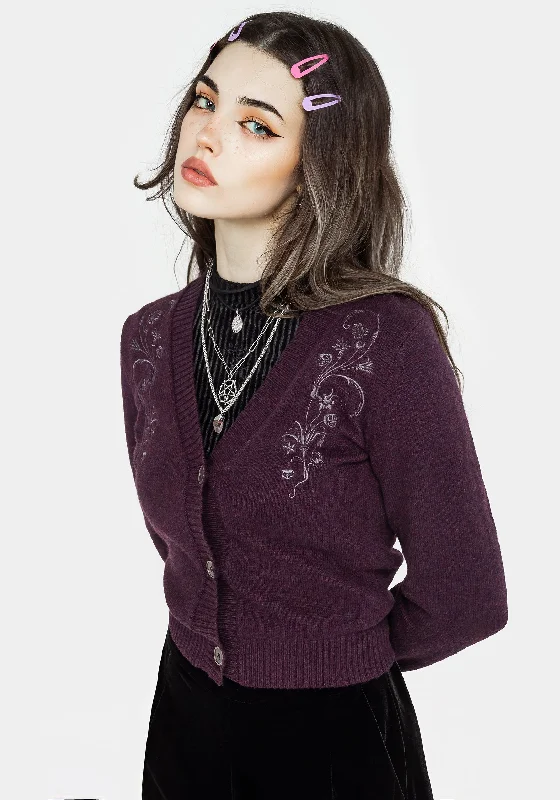 Stylish Savings Poe Embroidered Cardigan