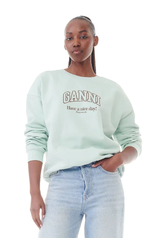 Women's Luxury Apparel Ganni - Isoli Ganni Oversized Sweatshirt