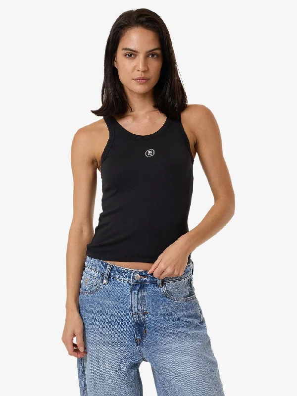 Affordable Luxury Women's Garments TC Foundation Apex Tank - Washed Black