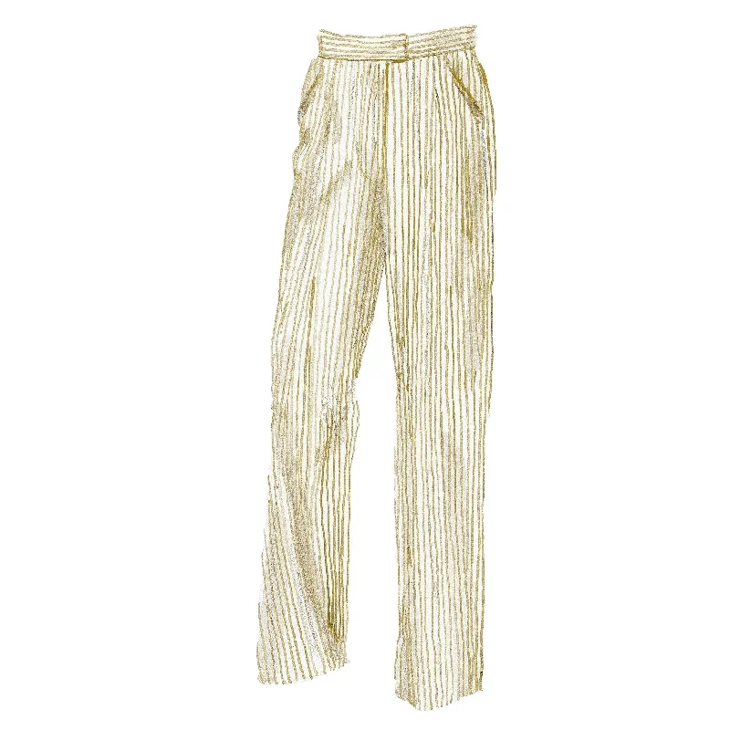 Women's Clothes for All-Day Comfort and Style Florentine Seersucker Pants