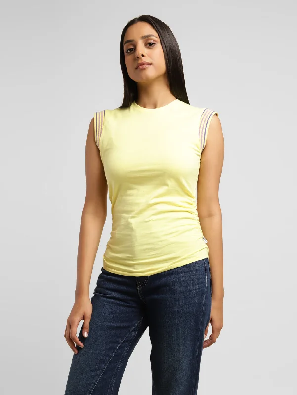 Best Online Boutiques For Women Levi's x Deepika Padukone Solid Round Neck Top