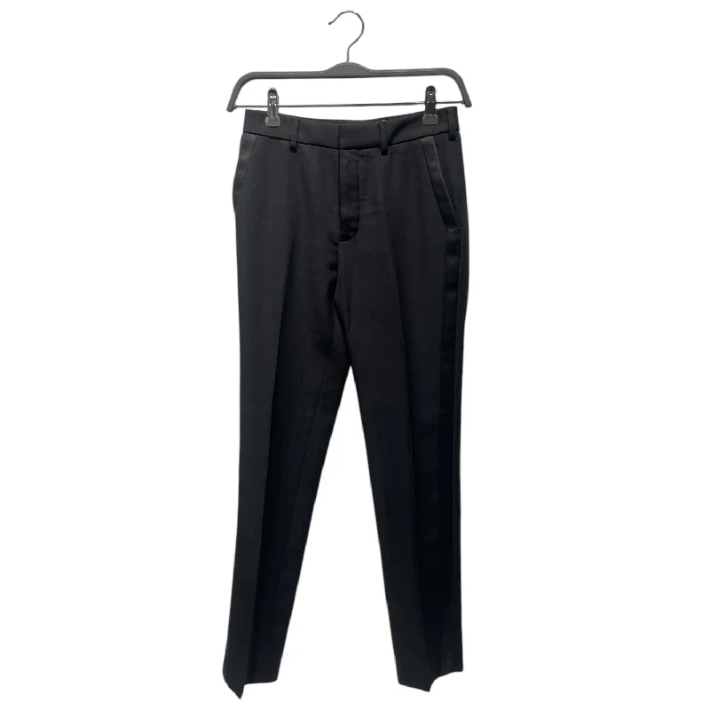 Women's Stylish Vacation Attire SAINT LAURENT/Skinny Pants/Wool/BLK/